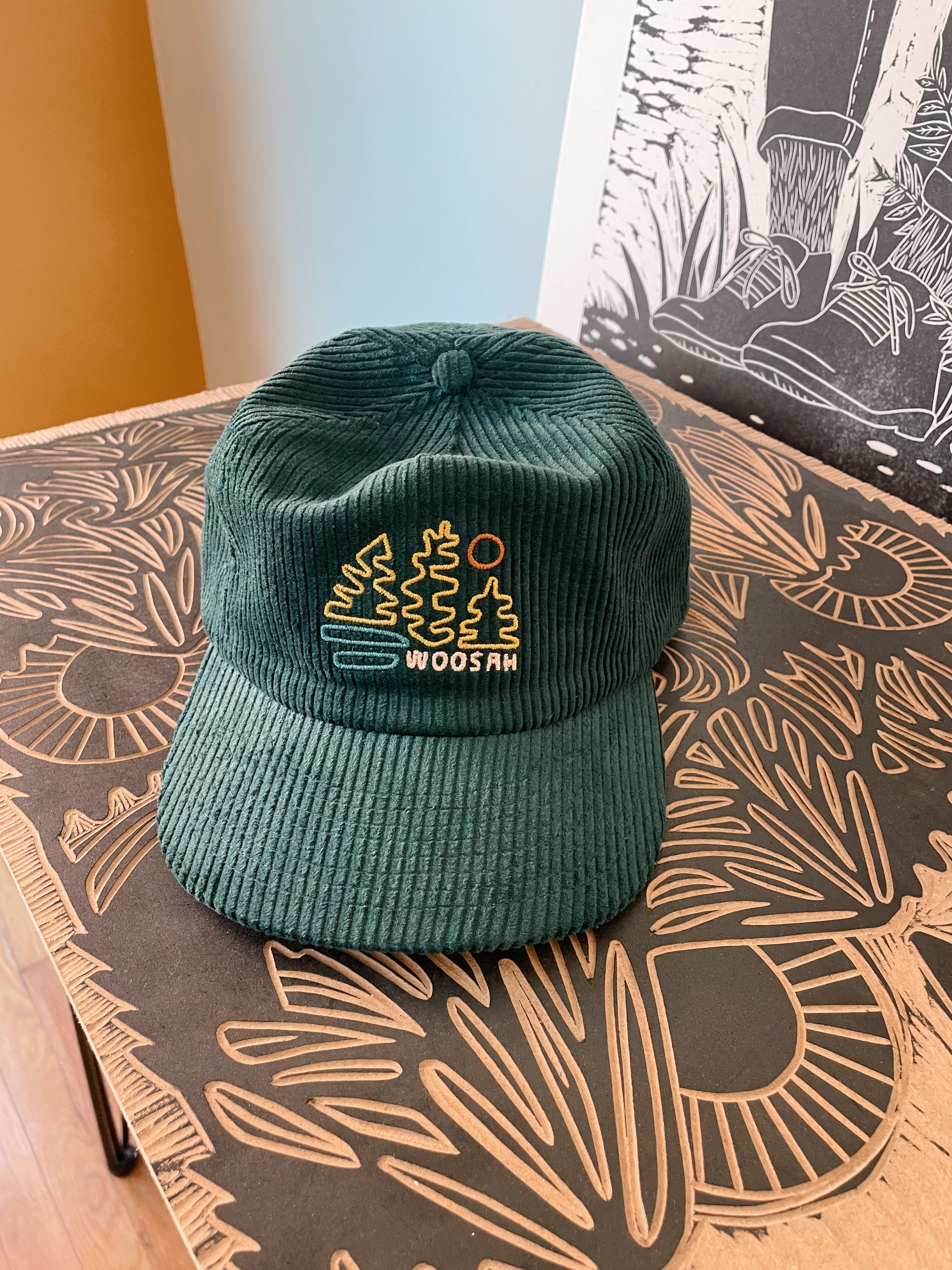 Free Form Corduroy Hat