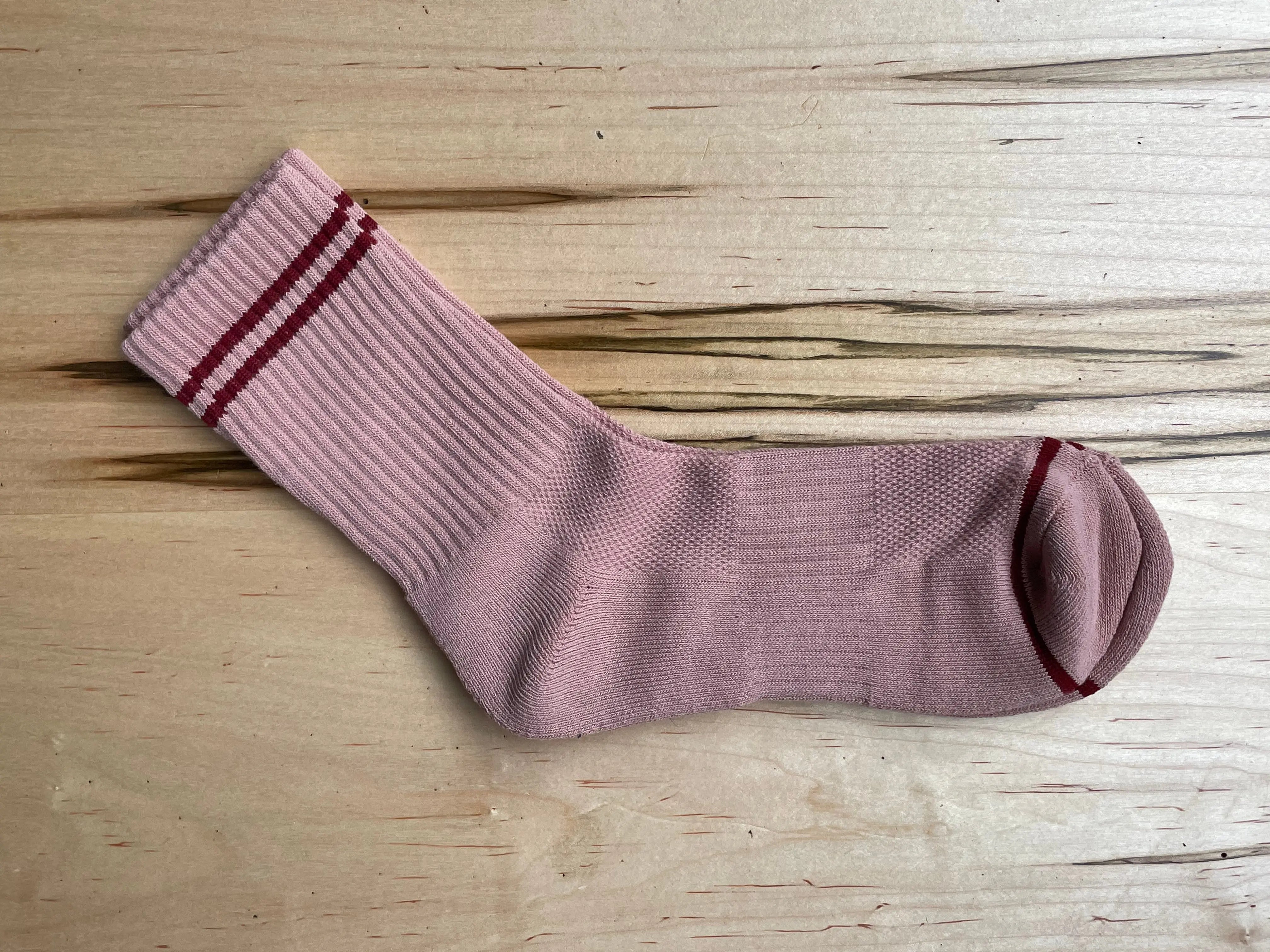 Vintage Pink Le Bon Socks Le Bon Shoppe