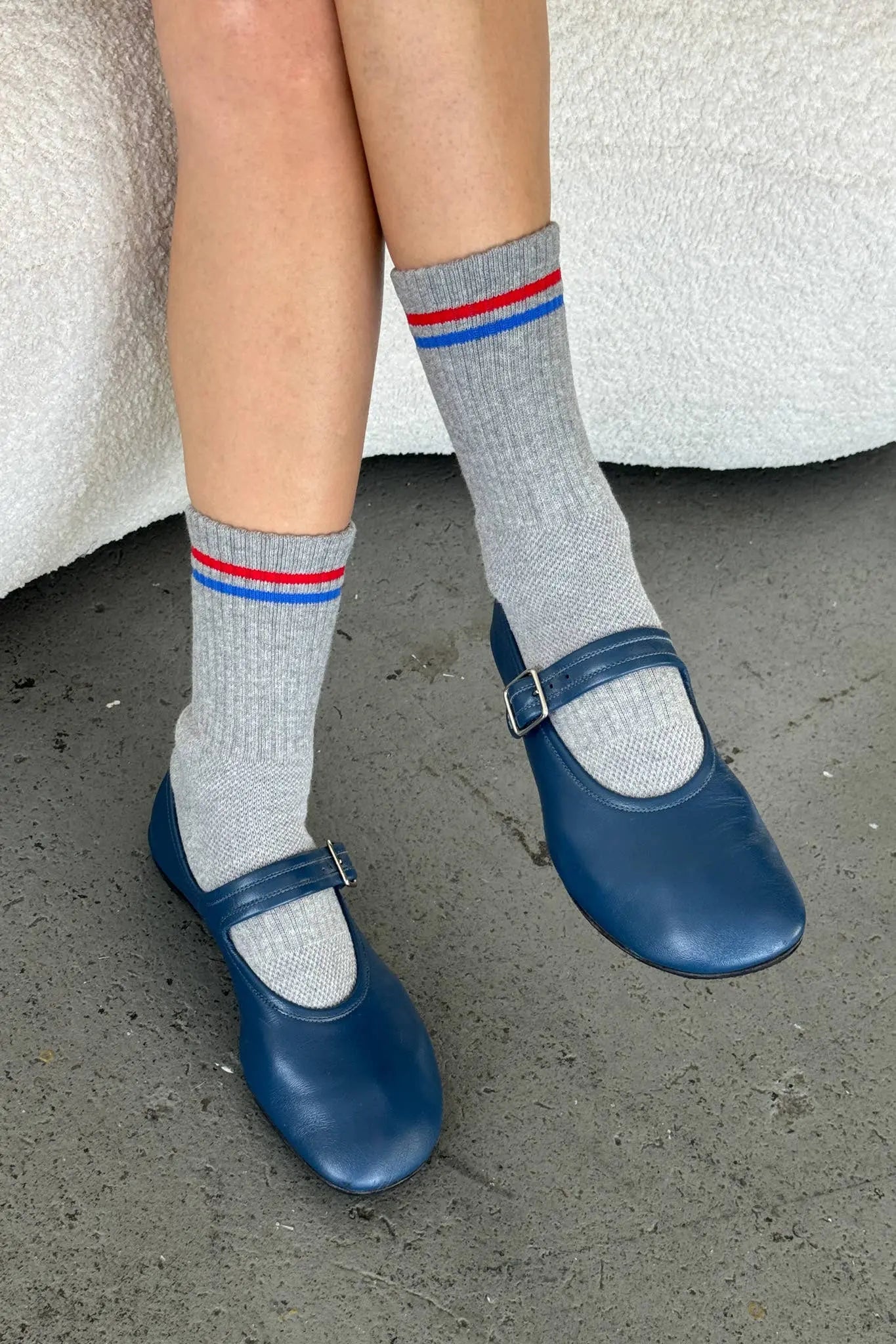 True Grey Le Bon Socks Le Bon Shoppe