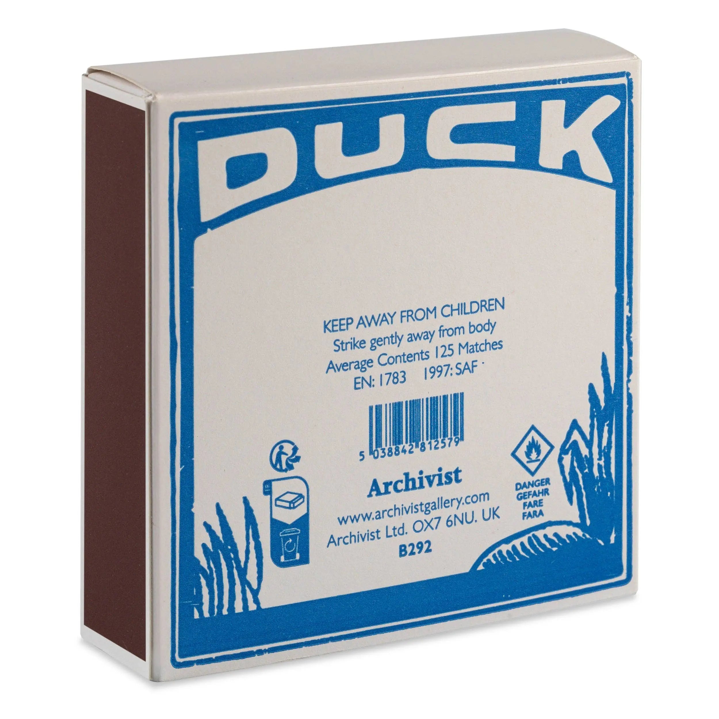 Duck | Square - Safety Matches Archivist Gallery