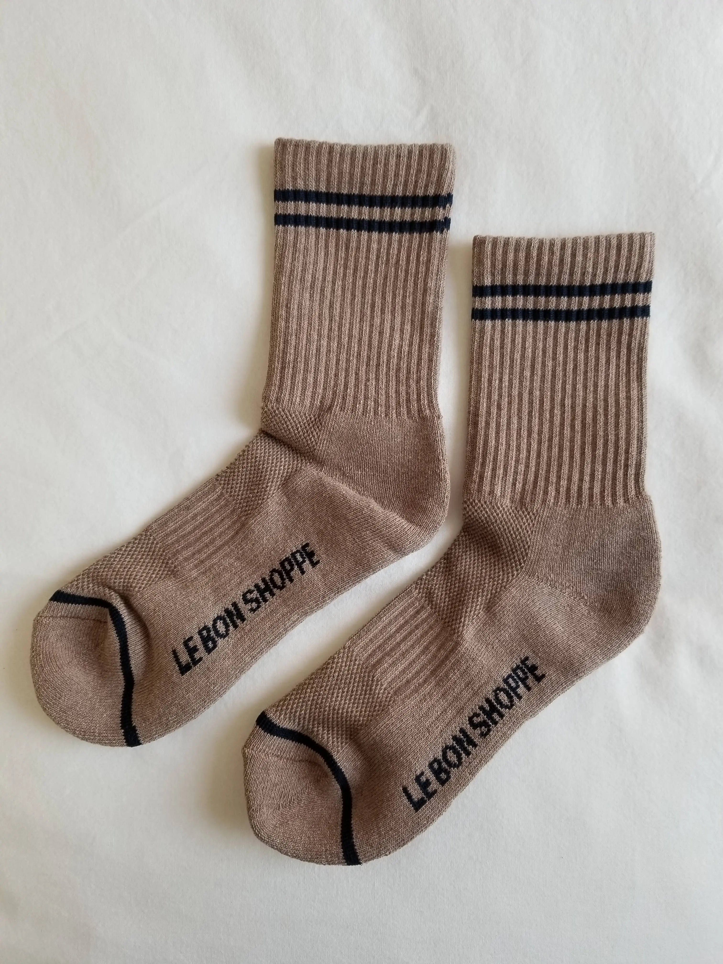 True Grey Le Bon Socks Le Bon Shoppe